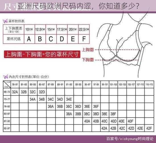 亚洲尺码欧洲尺码内涩，你知道多少？