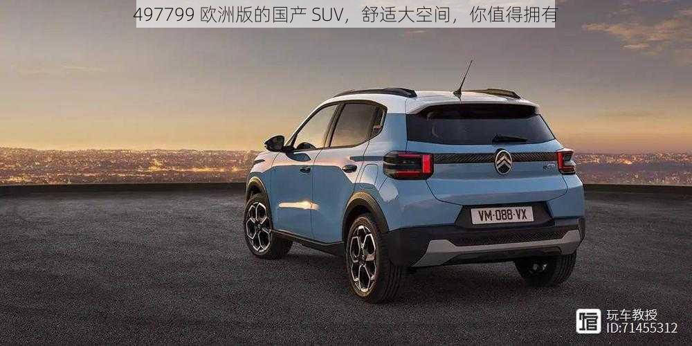 497799 欧洲版的国产 SUV，舒适大空间，你值得拥有