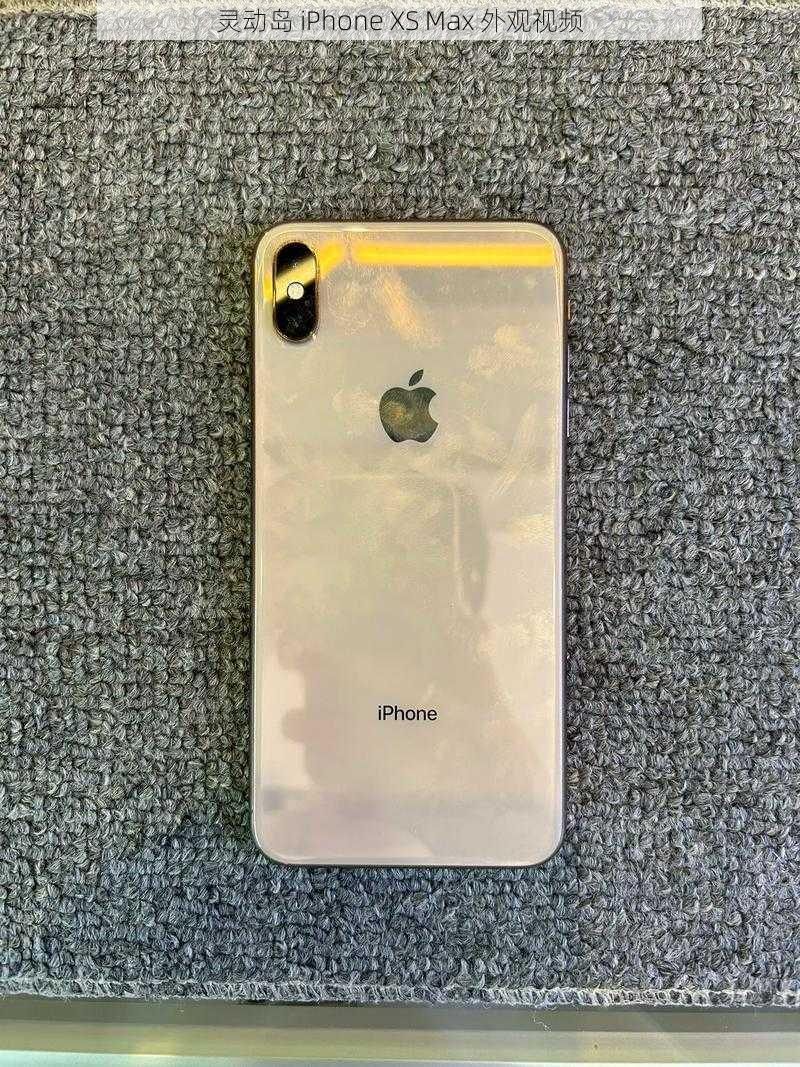 灵动岛 iPhone XS Max 外观视频