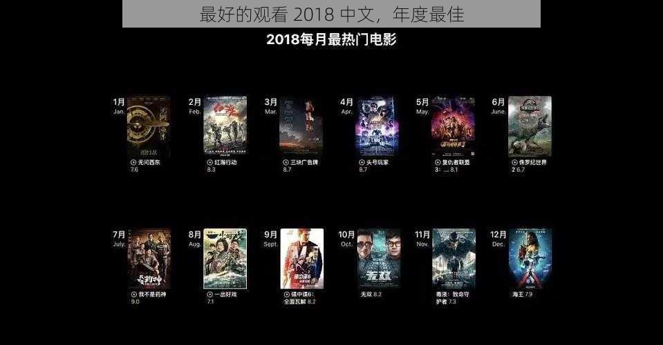 最好的观看 2018 中文，年度最佳