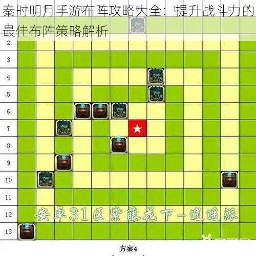 秦时明月手游布阵攻略大全：提升战斗力的最佳布阵策略解析